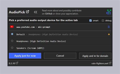 audiopick chrome